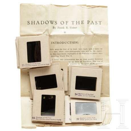 "Shadows of the past" - 50 Farbdias, überwiegend mit Aufnahmen Hitlers aus den Jahren 1937-39 - photo 1