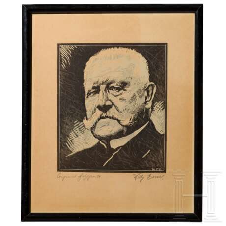 Willy Exner - Portrait Paul von Hindenburg - Foto 1