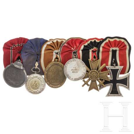 Sechsteilige Ordensschnalle und Eisernes Kreuz, 2. Klasse - фото 3