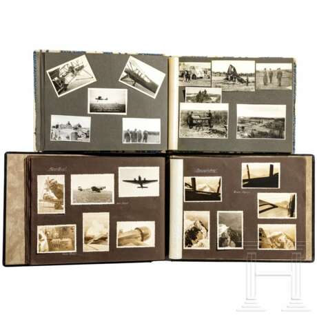 Vier Fotoalben, deutsch, 2. Weltkrieg, mit Aufnahmen Charkow (Russland) - photo 2