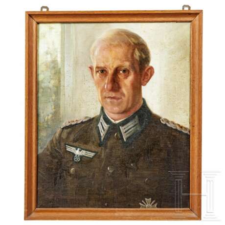 Portraitgemälde eines Oberstabsarztes oder eines Majors im Truppensonderdienst - photo 1