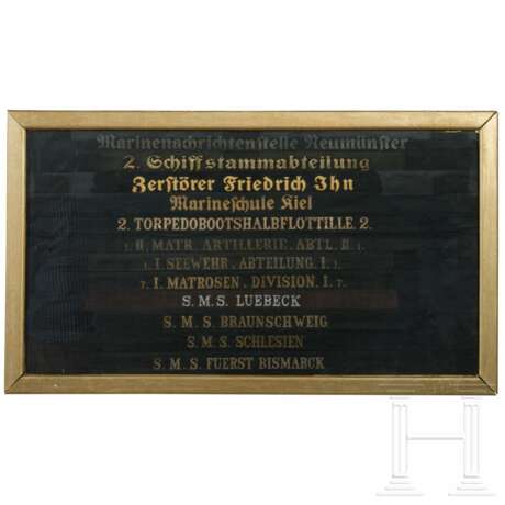 12 Mützenbänder der Kaiserliche Marine bzw. der Deutschen Kriegsmarine - photo 1