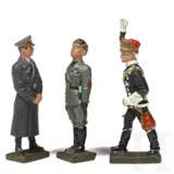 Drei Lineol-Figuren - Hitler, Mussolini und GFM von Mackensen - photo 2