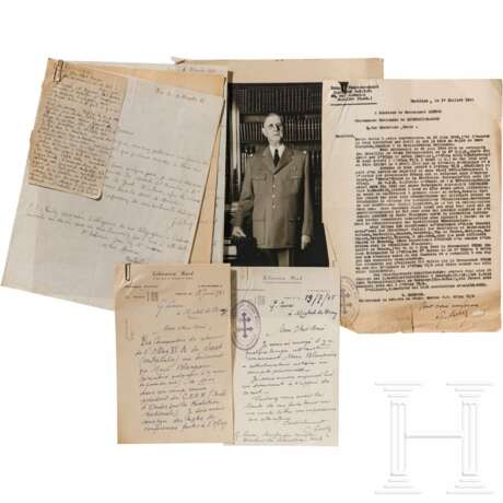 Résistance Francaise - verschiedene Dokumente aus dem Besitz von Michel de Bry - фото 1