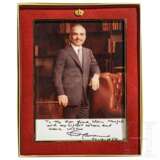 König Hussein I. von Jordanien - Foto mit Widmung an Lorin Maazel - photo 1