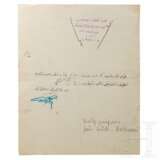Urkunde für türkischen Halbmond-Orden, datiert 1888/1916 - Foto 1