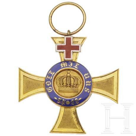 Preußen - Königlicher Kronen-Orden 4. Klasse mit Genfer Kreuz 1872 - 1874 - Foto 1