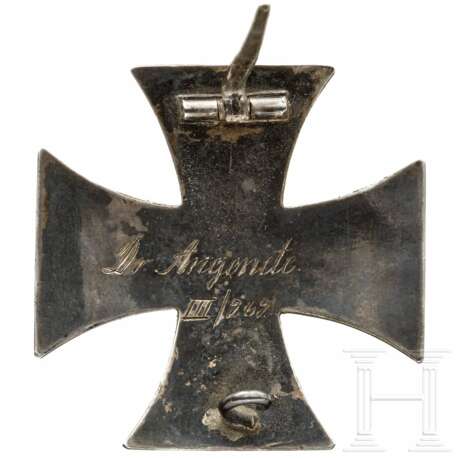 Eisernes Kreuz 1914, 1. Klasse, mit Trägergravur, Etui und Karton - фото 2