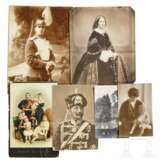 Großes Los von über 400 Postkarten königlicher Häupter, in zwei Steckalben und lose - фото 4
