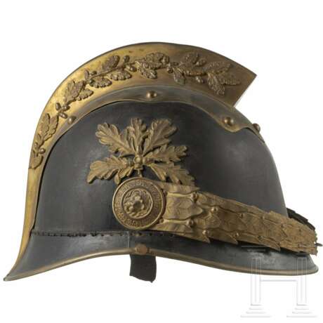 Helm für Offiziere der Feuerwehr, um 1900 - photo 2