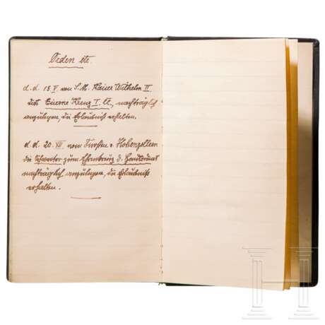 Prinz Alfons von Bayern - persönliches Tagebuch aus dem Jahr 1923 - Foto 4
