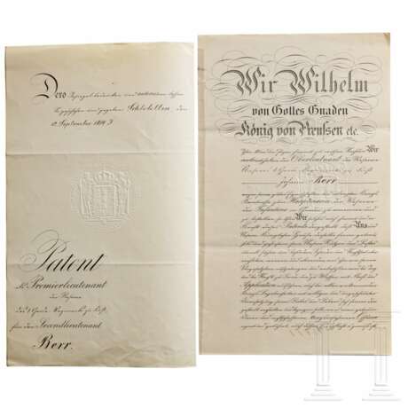 Kaiser Wilhelm II. - vier Autographen, datiert 1894 - 1914 - photo 2