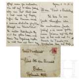 Brief von Gräfin Elisabeth Praschma an Fürst Otto von Bismarck, 1916 - Foto 1