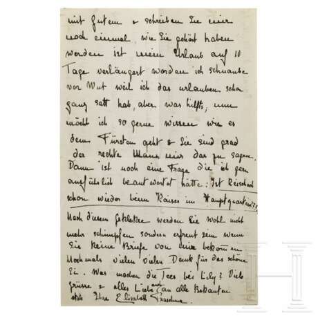 Brief von Gräfin Elisabeth Praschma an Fürst Otto von Bismarck, 1916 - photo 2