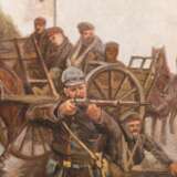 Gemälde "Sanitäter unter Beschuss", datiert 1916 - photo 4