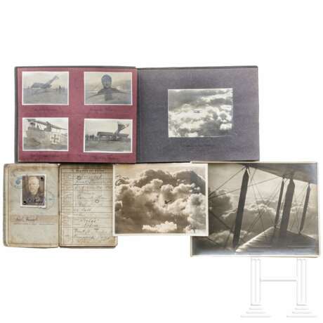 Fotoalbum einer dt. Fliegerabteilung im 1. Weltkrieg - Foto 1