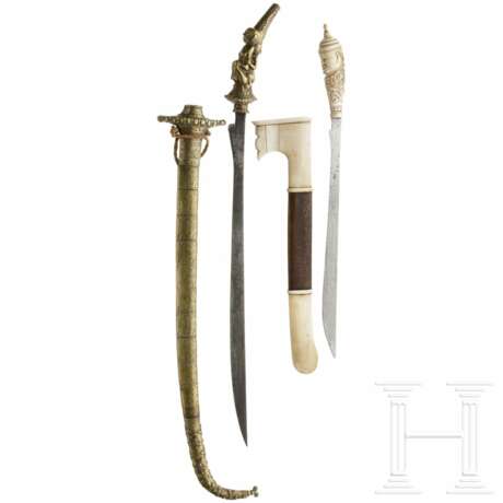 Zwei Batak Piso Messer, Südostasien, 19./20. Jahrhundert - Foto 2