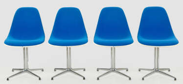 Satz von vier ´La Fonda Side Chairs` von Charles & Ray Eames