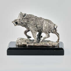 Silvered figure "Boar".