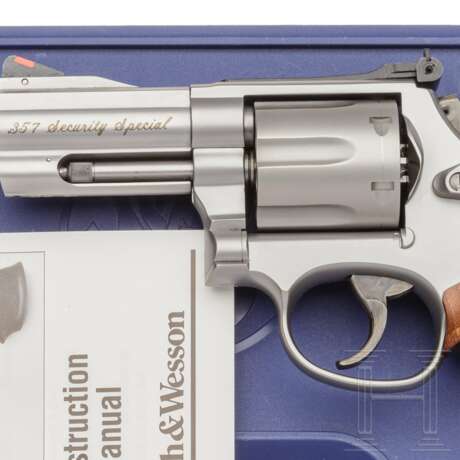 Smith & Wesson Modell 686-4, "The .357 Distinguished Combat Magnum Stainless" - Security Special, im Koffer - Foto 3