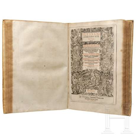 Johannes Sleidanus, "Warhafftige und Ordentliche Beschreibung...", Sammelband mit allen drei Teilen, Straßburg, Heyden/Rihel, 1620/21 - Foto 8