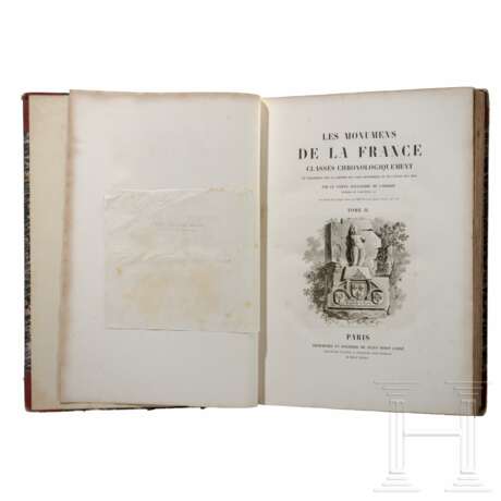 "Les monuments de la France" in 2 Bänden, Alexandre de Laborde, Paris, 1816/1836 - фото 5