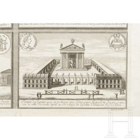 Sechs Kupferstiche mit architektonischen Sehenswürdigkeiten, deutsch und Frankreich, 18. Jahrhundert - фото 9