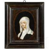 Altmeister-Gemälde einer Äbtissin, wohl Frankreich, 17. Jahrhundert - photo 1