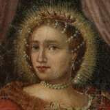 Bildnis der Hl. Barbara, süddeutsch, 1. Hälfte 18. Jahrhundert - фото 2