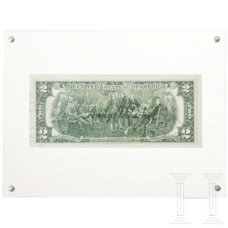 Andy Warhol - Zwei-Dollar Schein, handsigniert und gestempelt, USA, 1976 - photo 2