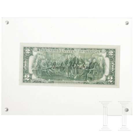 Andy Warhol - Zwei-Dollar Schein, handsigniert und gestempelt, USA, 1976 - фото 2