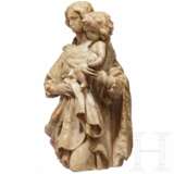 Madonnenfigur mit Jesuskind, Alabaster, flämisch, 16./17, Jahrhundert - Foto 4