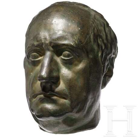 Johann Wolfgang von Goethe - bronzierte Gipsmaske - Foto 1