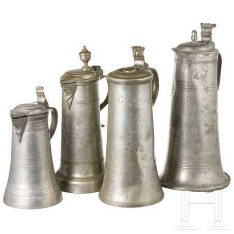 Vier Stitzen aus Zinn, süddeutsch, 18./19. Jahrhundert - фото 1