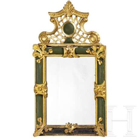 Barocker Spiegel, süddeutsch, 2. Hälfte 18. Jahrhundert - Foto 1