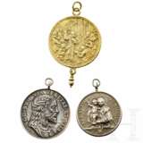 Drei religiöse Medaillen, Deutschland/Italien, 17./18. Jahrhundertt. - photo 2