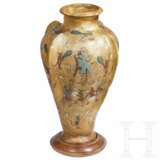 Bemalte Rohhaut-Vase, Indien, 1. Hälfte 20. Jahrhundert - Foto 4