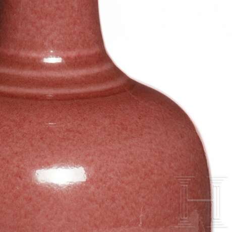Rot glasierte Vase, China, späte Qing-Dynastie - photo 4