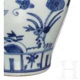 Kleine blau-weiße Vase, China, späte Qing-Dynastie, frühe Republik - Foto 5
