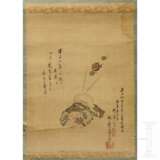 Kakemono mit Darstellung des Daikoku, Japan, datiert 1864 - photo 2