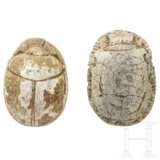 Zwei Amulettskarabäen, altägyptisch, 2. - 1. Jahrtausend vor Christus - photo 1