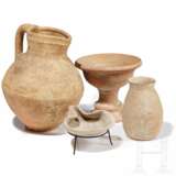 Vier antike Keramikobjekte, Israel, 4. - 1. Jahrhundert vor Christus - фото 1
