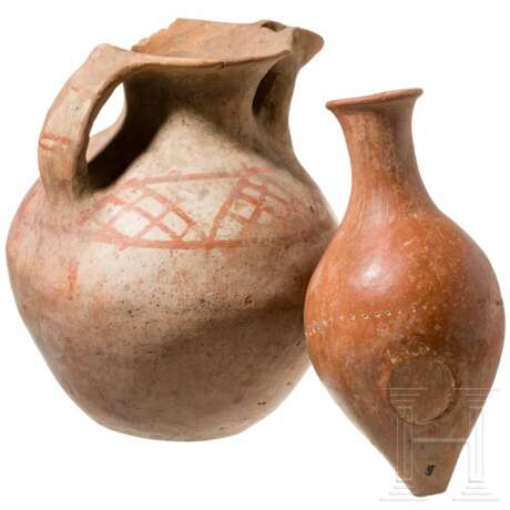 Kanne und rotgrundiges Gefäß, Vorderasien, 2. - 1. Jahrtausend vor Christus - photo 2