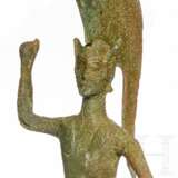 Hoplitenfigur eines Kriegers, Bronze, Umbrien, 5. Jahrhundert vor Christus - Foto 7