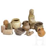 Elf Keramikobjekte, griechisch und römisch bis mittelalterlich - photo 2