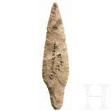Flint-Speerspitze, Dänemark, Neolithikum, 3. Jahrtausend vor Christus - Foto 2