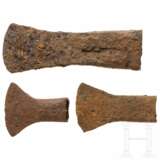 Drei Beile, Eisen, keltisch, 3. - 1. Jahrhundert vor Christus - photo 1