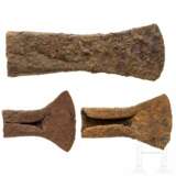 Drei Beile, Eisen, keltisch, 3. - 1. Jahrhundert vor Christus - photo 2