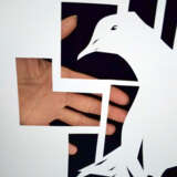 Collage “Why do you need a dove?”, Whatman paper, Paper cut, Figurative, modern, Ukraine, 2020 - photo 3