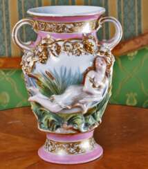 Le vase., de la porcelaine,de la Russie, privée de l'usine, la fin du 19